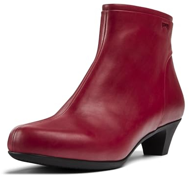 Camper Helena Bajo 46232, Stivaletti Donna, Rosso medio 040, 38 EU