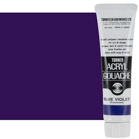 40ml Turner Acrylic Gouache Blue Violet 63