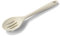 Zeal Silicone Non-Stick Slotted Kitchen Cooking Spoon, Heat-Resistant Perfect for Stirring, Serving, Scooping, Draining and Mixing, 28cm, Cream