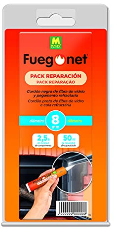 Desconocido 89Q213 Faserdichtungsschnur und Kleber für Kamine