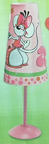 Diddl & Friends Diddlina Tischlampe Metall, Weiß/Rosa 4560.000_A