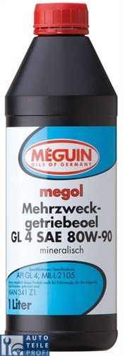 Meguin 4866 Megol Mehrzweck-Getriebeöl GL4 80W-90, 1 L
