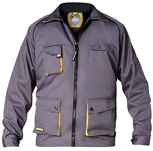 WOLFPACK LINEA PROFESIONAL - Chaqueta de Trabajo Gris/Amarillo Talla 56/58 XL