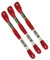DMC - Set di 3 matassine Mouliné Spécial 117MC ROSSO - Filo da ricamo 100% cotone - Si adatta a tutte le tecniche di ricamo e a tutti i supporti, ideale per il punto croce