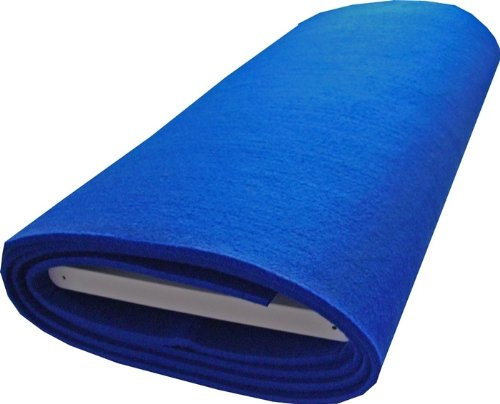 Bastelfilz Taschenfilz, Filz Stoff Meterware ab 0,5 m (blau)