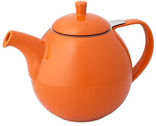 FORLIFE Théière incurvée avec infuseur Carotte 1,27 l