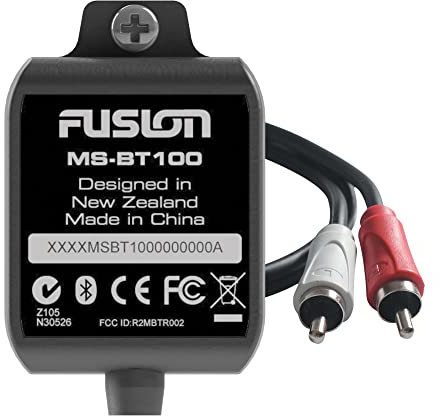 Fusion BT100 Marine Bluetooth Module/Receiver, Nero