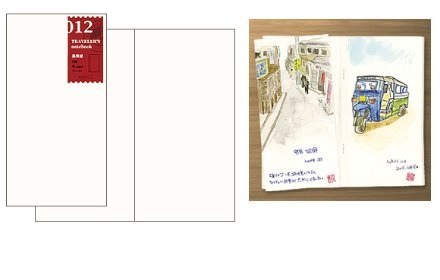 Midori Traveler's Notebook -Standard Size (Refill 012)