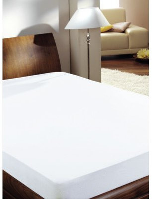 Primera Spannbettlaken Mako Satin 100% Baumwolle Weiß 180 x 200 cm