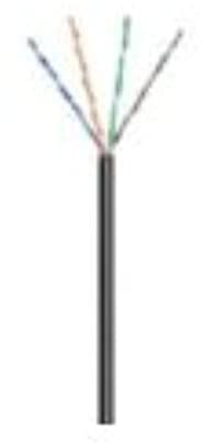 Microconnect 100 m Cat5e 100 m Cat5e U/UTP (UTP) schwarz