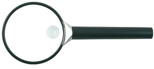 TFA Dostmann Handlupe, Vergrößerung 2-Fach und 4-Fach, 43.3001, handlich, robust, nützkliche Sehhilfe