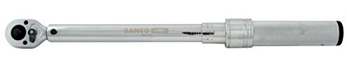 Bahco 7455-60 Metric/Imperial Mechanical Torque Wrench, Silver, 3/8-Inch, 10-60 nm