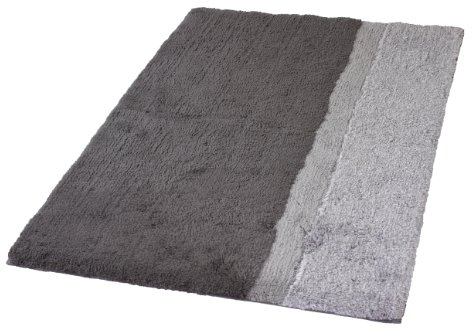 Kleine Wolke 5489901360 Badteppich Life, 60 x 100 cm, anthrazit