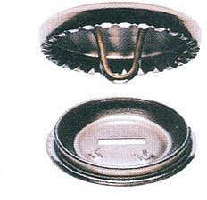 25 x 23mm Metal Cover Buttons. Make your own fabric covered buttons. Crafts / Haberdashery / Upholstery etc.