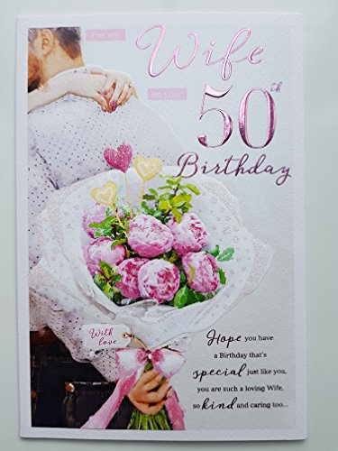 wife 50th birthday, Birthday Card