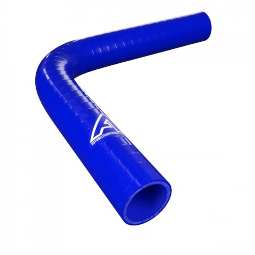Tuyau coudé en silicone bleu de 22 mm de diamètre intérieur à 90 degrés