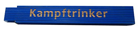 Meterstab blau Kampftrinker