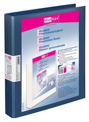 Veloflex BBMBD-Edition Präsentationsringbuch Velodur A4 2-Ring 25mm Ringdurchmesser blau , Hersteller: Veloflex(Liefermenge=2)