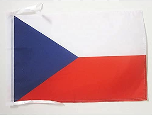 AZ FLAG - Flagge Tschechien - 45x30 cm Mit Kordel - Tschechische Fahne 30 x 45 cm - Flaggen