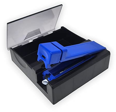 2in1 Zigarettenstopfmaschine Zigarettenstopfer Stopfmaschine für Zigarettenhülsen mit integriertem Zigarettenbox