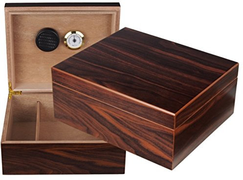Lifestyle-Ambiente Humidor V-800 Walnut Polymerbefeuchter inkl Tastingbogen