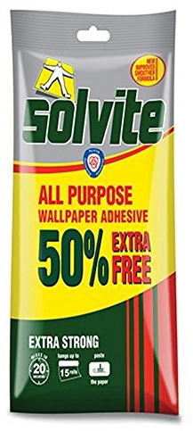 Solvite Lot de 10 rouleaux de colle à papier peint