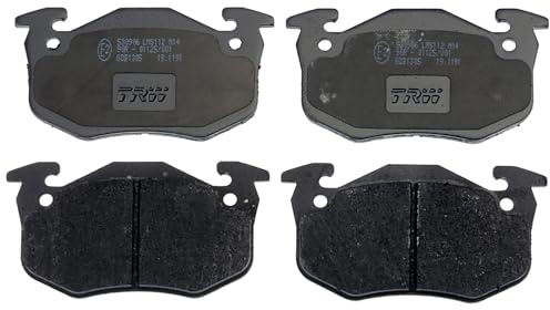 TRW GDB1305 Bremsbelagsatz Scheibenbremse für Renault Clio MK II (BB_, CB_) 1998-2016 Hinterachse und Andere Fahrzeuge | Kompatibel mit: CITROËN SAXO, XSARA, XSARA Break, XSARA Coupe, ZX, ZX Break, PEUGEOT 106 II, 205 I, 205 I Cabriolet, 205 II
