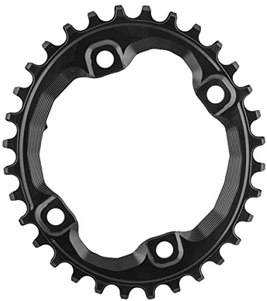 absoluteBLACK Plato MTB Ovalado SLX M8000/MT700, Hombre, Negro/96 BCD (M8000 XT), 32t