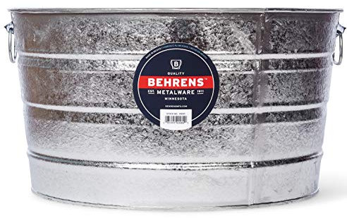 Behrens rund Stahl Badewanne