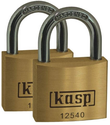 Kasp K12540D2 Messingschloss Premium - Doppelpack