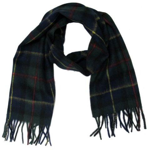 Shepherds Land - Damen Schal mit Fransen - aus Lammwolle - Stewart Jagd-Tartan