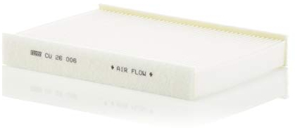 MANN-FILTER CU 26 006 Innenraumfilter/Kabinenluftfilter - für Pkw + Transporter