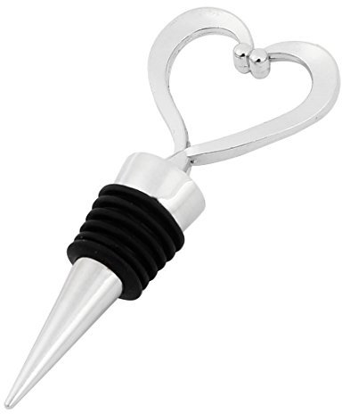 sourcing map Adorn Kegel Piercing Herz verschlossenen Weinflaschen-Stopper Ersatz de