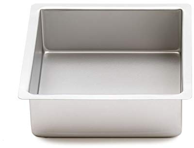 Decora 0062637 Teglia Professionale 10x10xh7,5cm Quadrata Anodizzata