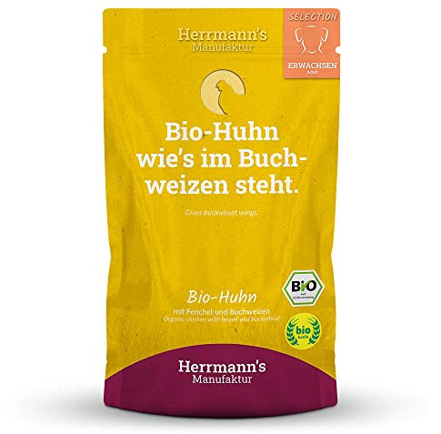 Herrmanns Huhn mit Fenchel und Buchweizen, 15er Pack (15 x 150 g)