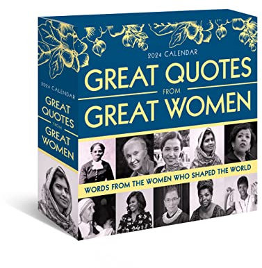 2024 Great Quotes From Great Women Boxed Calendar: Words from the Women Who Shaped the World