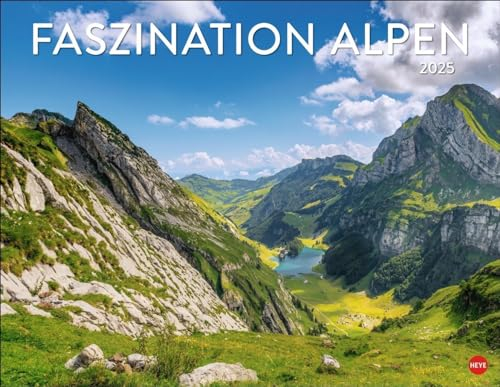 Faszination Alpen Posterkalender 2025: Traumhafte Berg-Panoramen in einem Wandkalender. Dekorativer Poster-Kalender mit Monatskalendarium.
