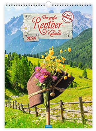 Trötsch Großbildkalender Der große Rentnerkalender 2024: Wandkalender