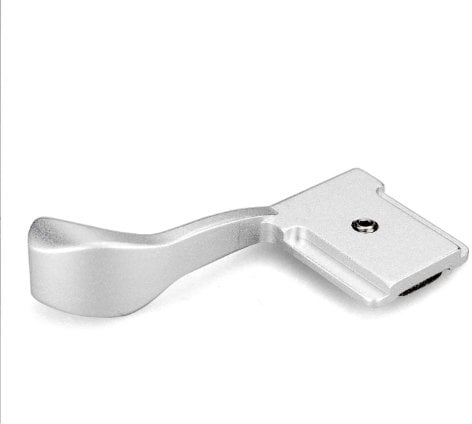 DSLRKIT Thumbs Up Grip for Panasonic Lumix GH3 G5 GX1 G5 G3 GF2 GF1 G10 LF199B,Leica M8 M9 M9-P MP EP-1s X1 SAMSUNG NX300 NX2000 NX100D,Fujifilm X100 X10 X-pro Olumpus OM-D EM-5 PEN E-P3 E-P2(Silver)