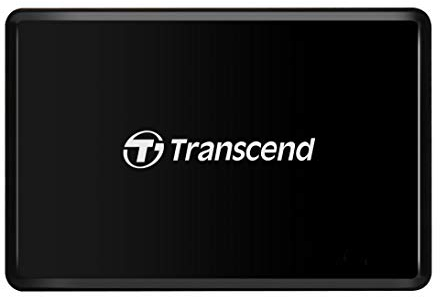 Transcend Card Reader USB 3.1 Gen ,appropriate for high-resolution video, raw image transfers and post-production processing,Balck- TS-RDF2