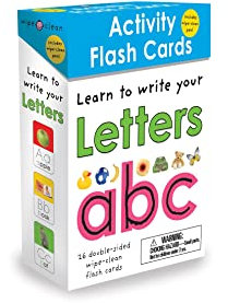 Learn to Write Your Letters: Flashcards (Wipe Clean Activity Cards)