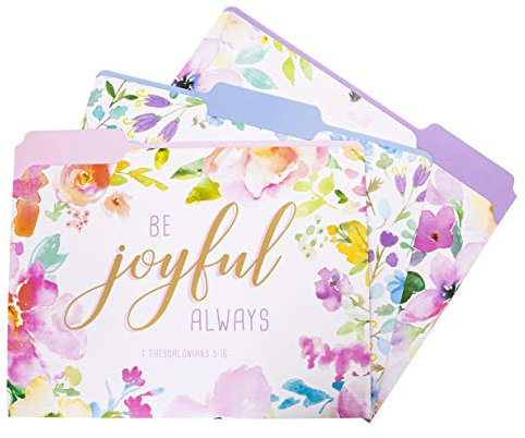 Graphique Religiöses Aktenordner-Set – Jeder Ordner misst 29,8 x 24,1 cm, Set enthält 9 Ordner mit 3 einzigartigen Designs, langlebiger, dreifach gekerbter beschichteter Karton, FIF048