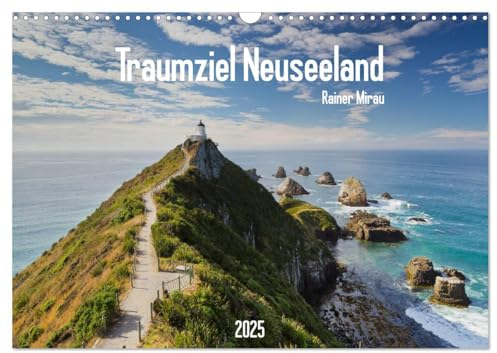 Traumziel Neuseeland 2025 (Wandkalender 2025 DIN A3 quer), CALVENDO Monatskalender: Das facettenreichste Land der Welt in 12 traumhaften Bildern. (CALVENDO Natur)