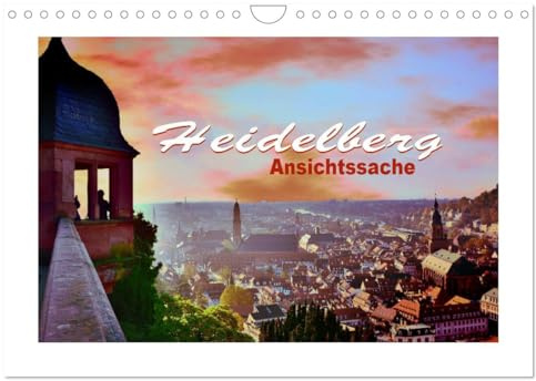 Heidelberg - Ansichtssache (Wandkalender 2026 DIN A4 quer), CALVENDO Monatskalender: Heidelberg - die romantische Großstadt (CALVENDO Orte)