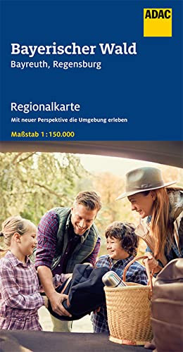 ADAC Regionalkarte 13 Bayerischer Wald 1:150.000: Bayreuth, Regensburg - Straßenkarte und Autokarte