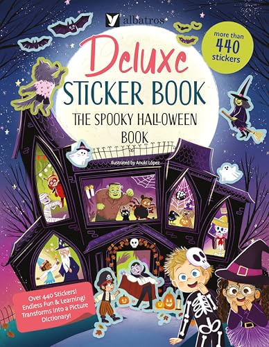 Deluxe Sticker Book: The Spooky Halloween Book (Deluxe Sticker Books, 6)