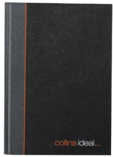 Collins Ideal A4 Feint Ruled Manuscript Book - 6248. 192 Pages,Grey