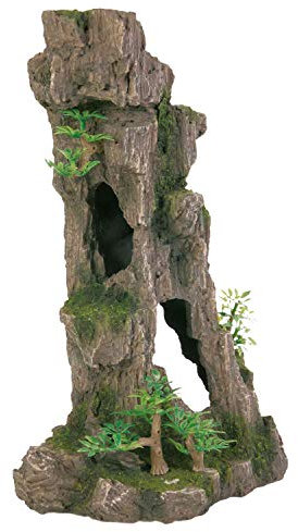 Trixie 8857 Fels mit Höhle/Pflanzen, stehend, 28 cm