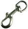 ARBO-INOX® – Gancio a scatto – moschettone girevole – Acciaio inox A4 – 75 x 13 mm