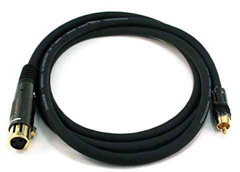Monoprice XLR/RCA, 1.8288 m 1.8288m XLR (3-pin) RCA Nero cavo audio
